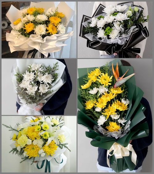 贵州六盘水水城县花嘎乡白事花束代送